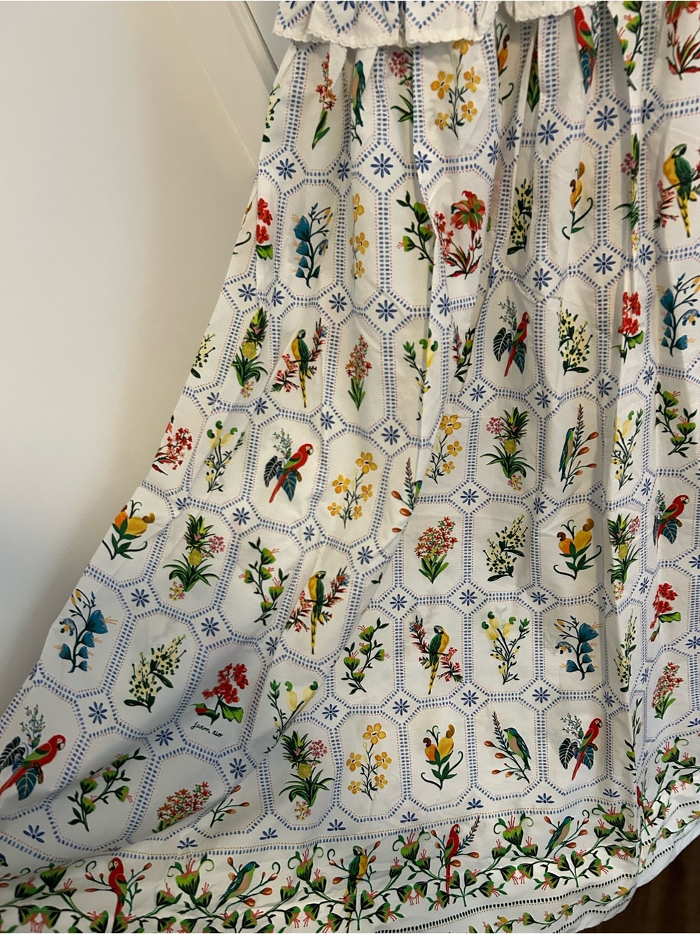 NWT Farm Rio Floral Print White Sundress SIZE 4 - Picture 3 of 16